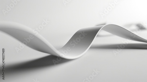 Close up of a curved object on a table. Suitable for various design projects
