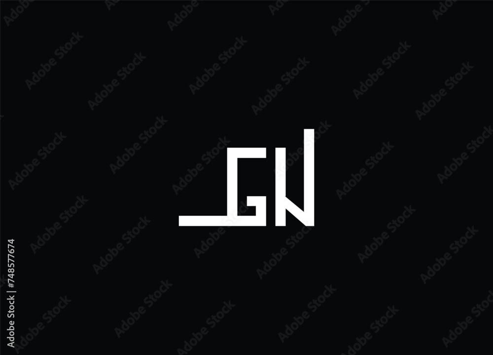 GN abstract logo design and creative logo GN abstract logo design and creative logo
