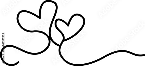 Heart Line Art