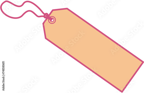 discount shopping tag  flat color