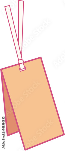 discount shopping tag  flat color