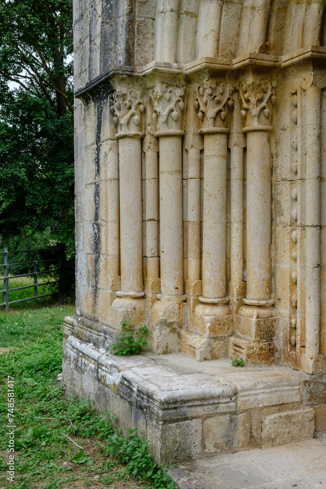 Romanesque church of Santa María de Siones, Valle de Mena. Merindades. BurgosCastilla y Leon, Spain Romanesque church of Santa María de Siones, Valle de Mena. Merindades. BurgosCastilla y Leon, Spain