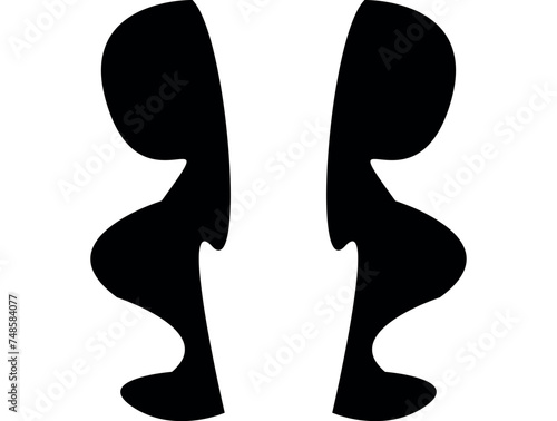 silhouette of a woman
