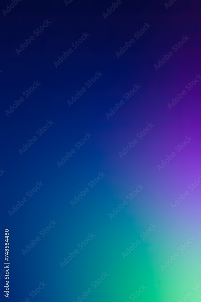 Obraz premium abstract color gradient background Starry Sky: A dark blue gradient with hints of purple and sometimes green, like a starry sky at night