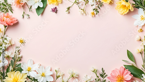 minimalist-spring-seasonal-flower-frame-clusters-of-mini-flowers-bordering-the-edges-spacious-cent