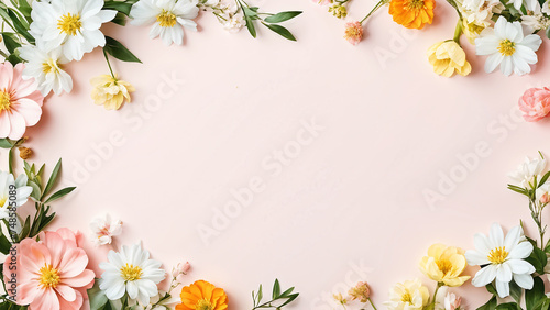 minimalist-spring-seasonal-flower-frame-clusters-of-mini-flowers-bordering-the-edges-spacious-cent