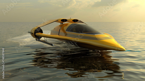 Hydrofoil watercraft glide transportation