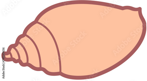 Exotic sheashell doodle beach sand