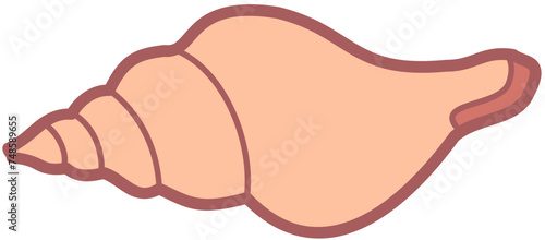 Exotic sheashell doodle beach sand