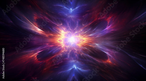 Cosmic Creations: Abstract Visualizations of Positive Energy in the Universe