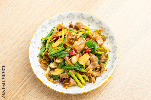 Hunan cuisine fried large intestine
