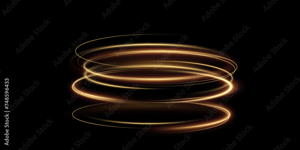 Luminous gold podium lines png of speed. Light glowing effect png. Abstract motion lines. Light trail wave, fire path trace line, car lights, optic fiber and incandescence curve twirl
Luminous gold podium lines png of speed. Light glowing effect png. Abstract motion lines. Light trail wave, fire path trace line, car lights, optic fiber and incandescence curve twirl