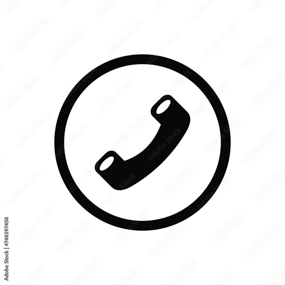 Telephone icon vector isolated on white background for your web and mobile app design, resources graphic element design. Vector illustration with application UI theme Telephone icon vector isolated on white background for your web and mobile app design, resources graphic element design. Vector illustration with application UI theme