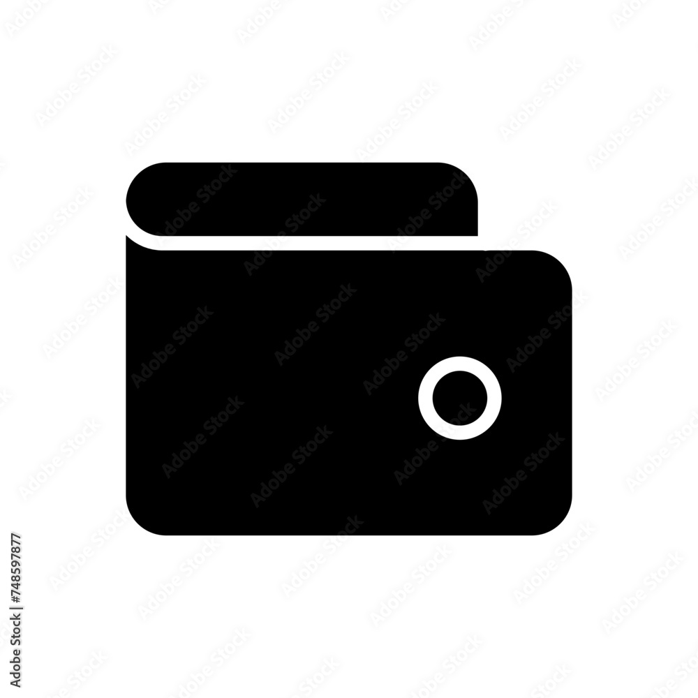 Wallet icon vector. Purse with money illustration sign. Coins symbol. online payment logo. Wallet icon vector. Purse with money illustration sign. Coins symbol. online payment logo.