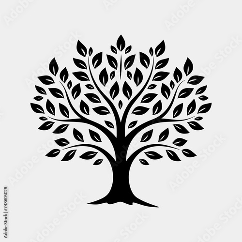 vector illustration of tree icon