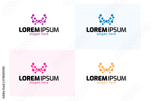 thyroid logo icon flat vector