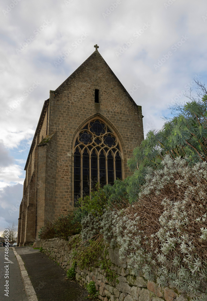 Fototapeta premium Parthenay Ancient Gothic Church, France