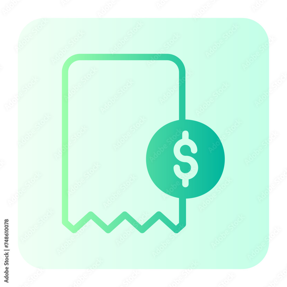 invoice gradient icon