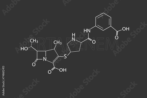 ertapenem molecular skeletal chemical formula