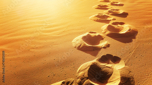 Close up of background texture of desert sand dunes.
