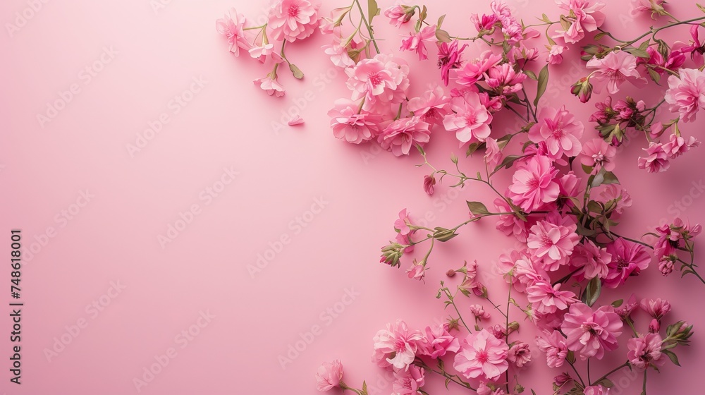 floral background.