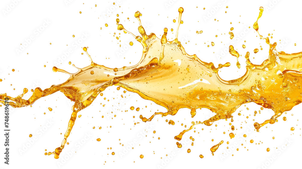 golden splash of orange juice isolated on white. golden splash of orange juice isolated on white.