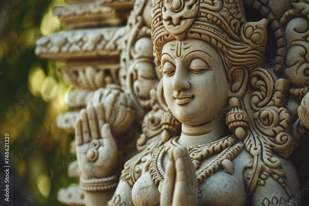 Devi - The Hindu Goddess of Wealth, Prosperity, and Good Fortune. Fictional Character Created By Generated By Generated AI. Devi - The Hindu Goddess of Wealth, Prosperity, and Good Fortune. Fictional Character Created By Generated By Generated AI.