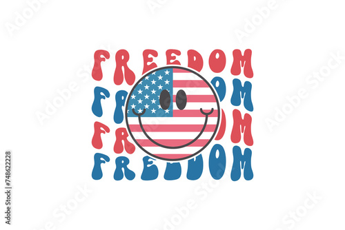 Freedom 4th July SVG T shirt design
