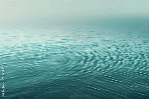 Serenely calm sea with gentle ripples