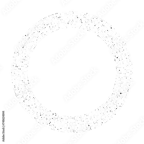 Circle halftone dotted background