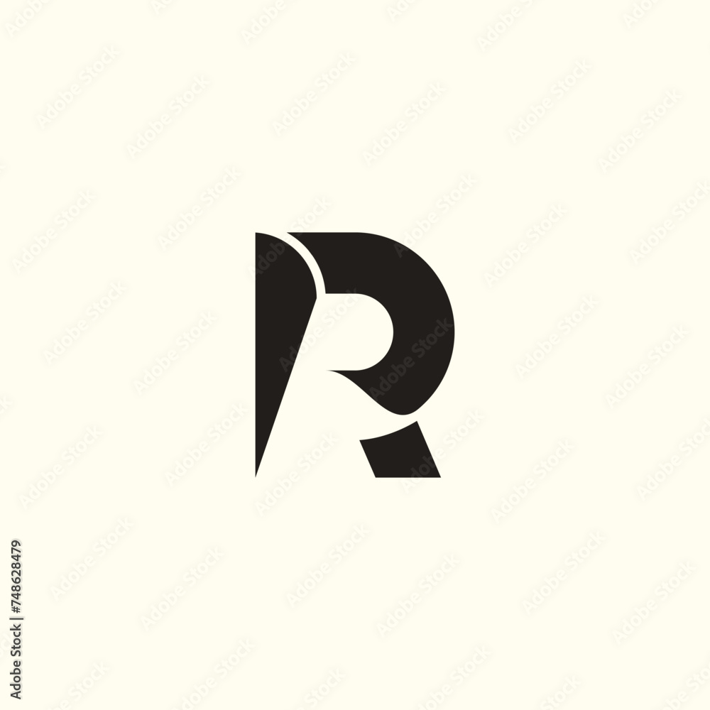 Letter R logo design for business with modern idea Letter R logo design for business with modern idea