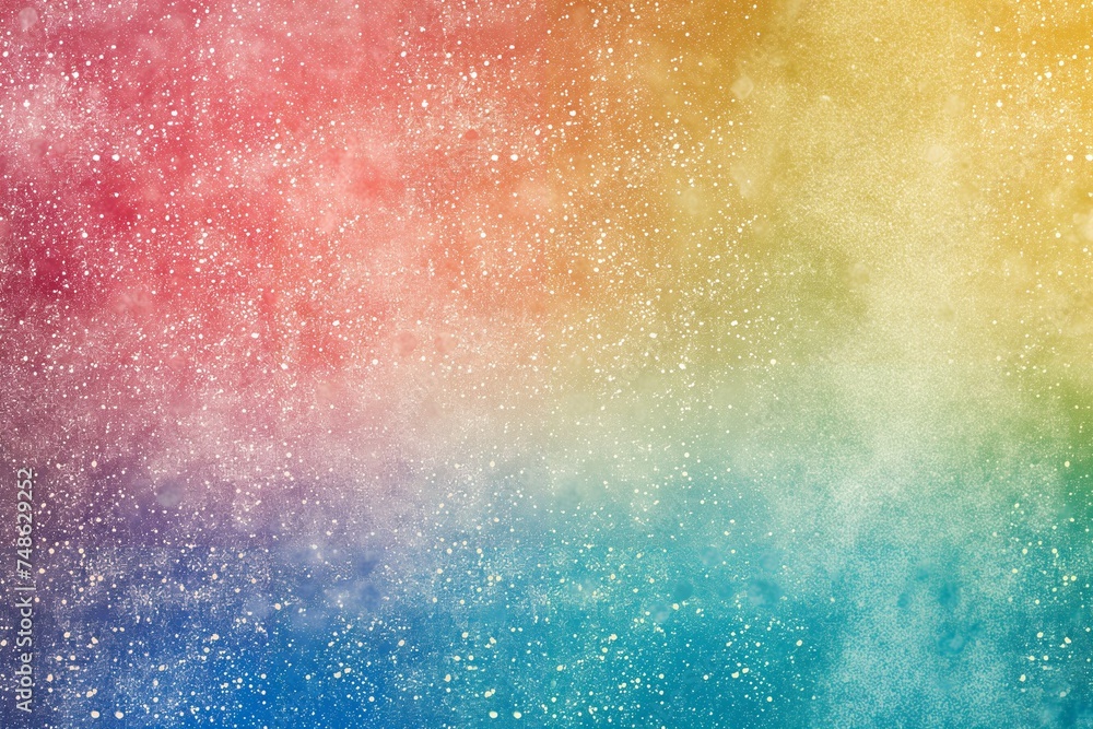 Grainy rainbow gradient background texture in soft pastel colors. Grainy gradient background