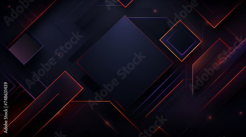 abstract background with glowing lines, Abstract tech lines background. futuristic abstract shapes technology, Application cover and web site design