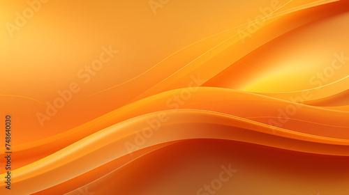 abstract orange wave background , Orange abstract background with smooth wavy lines, Banner design template with energetic orange lines in an abstract style
