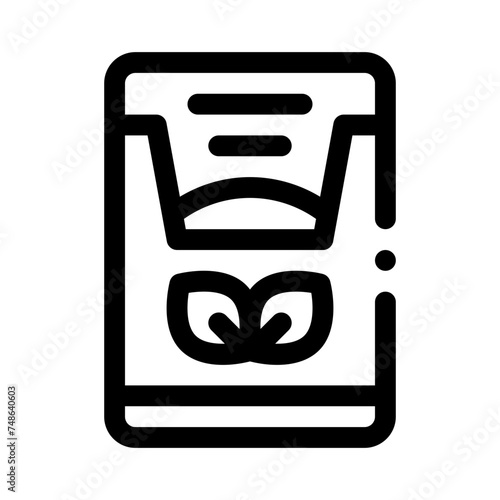 tobacco line icon