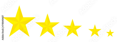 5 out of 5 stars rating. Five golden stars