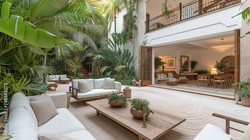 A Rio de Janeiro craftsman marvel, with a Copacabana beach-inspired lounge and a hidden tropical courtyard photo