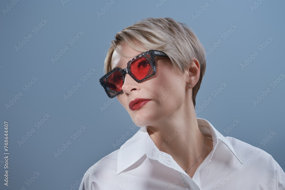 trendy adult woman trendy adult woman