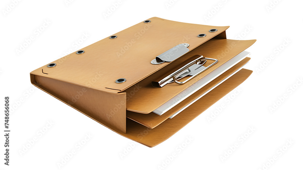 Office folder on transparent background Office folder on transparent background