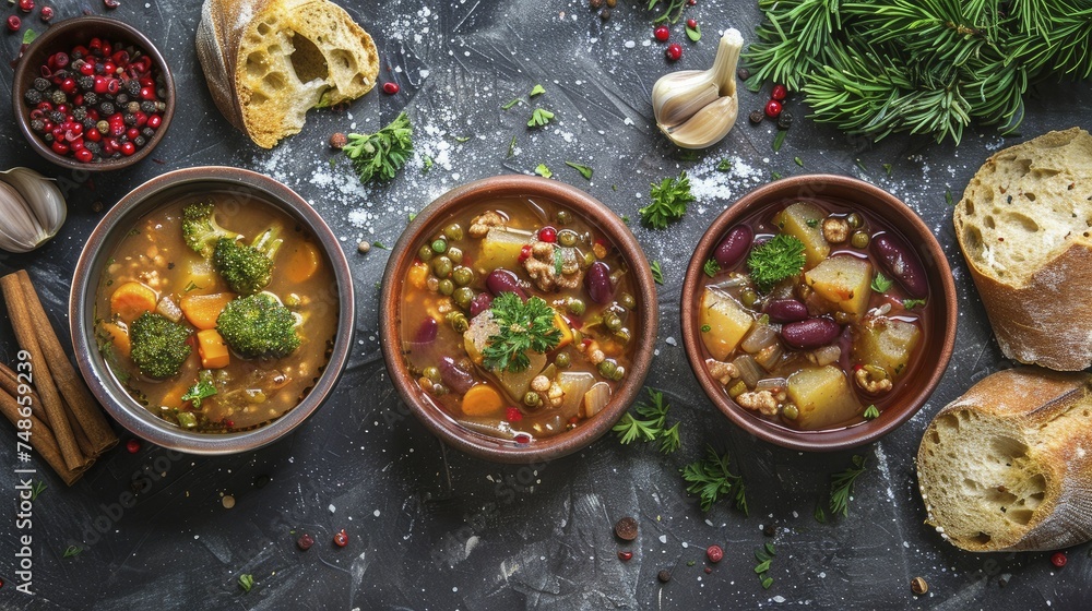 Discover how to pair classic winter recipes with stunning Instagram-ready presentations in this tutorial. - obrazy, fototapety, plakaty 
