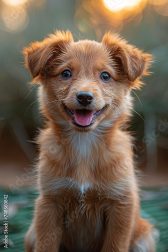 Close-up of a cute dog