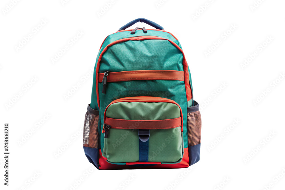 Fototapeta premium backpack on a transparent background