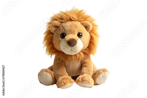 lion doll on a transparent background