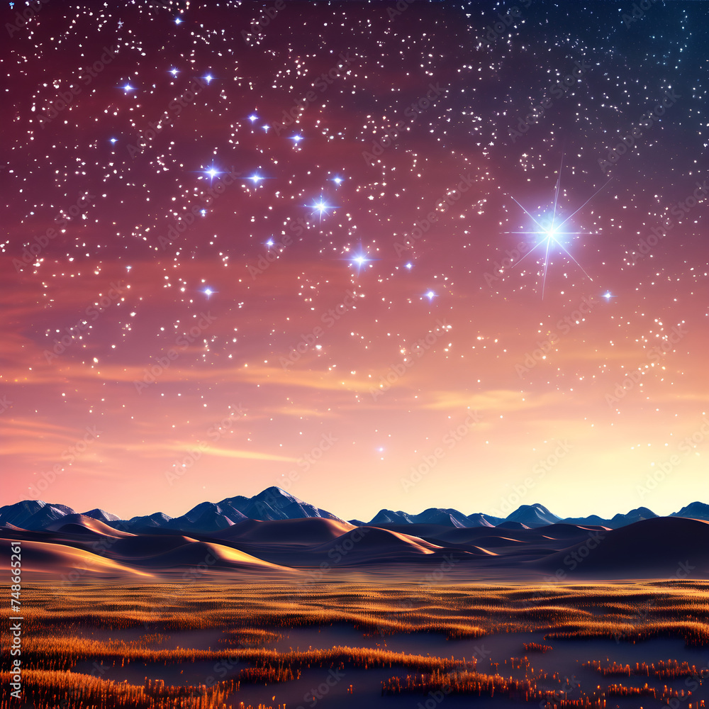 background sky at night with stars