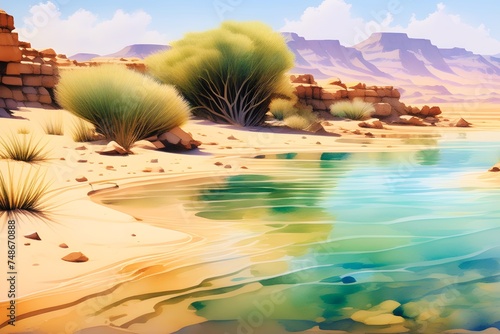 Water in Desert (JPG 300Dpi 10800x7200)