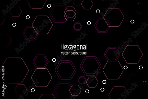 abstract hexagonal background