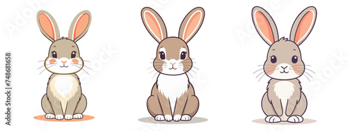 easter bunny rabbit Vector