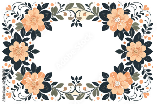 Botanical Elegance: Set of Vector Flowers