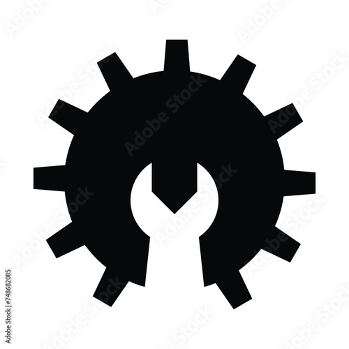 Settings, vector icon