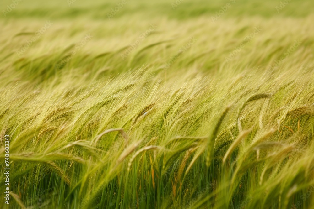 field texture dominated by the lush expanse of swaying barley field texture dominated by the lush expanse of swaying barley